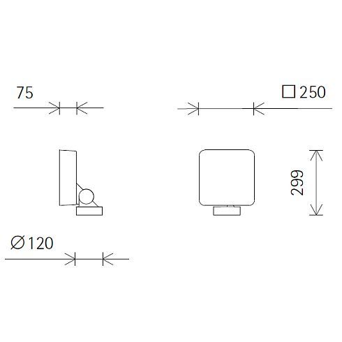 34510.000 LIGHTSCAN LED-Linsenwandfluter