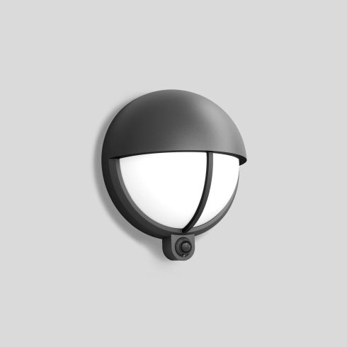 24347K3 LED-Wandleuchte mit PIR-Sensor, grafit