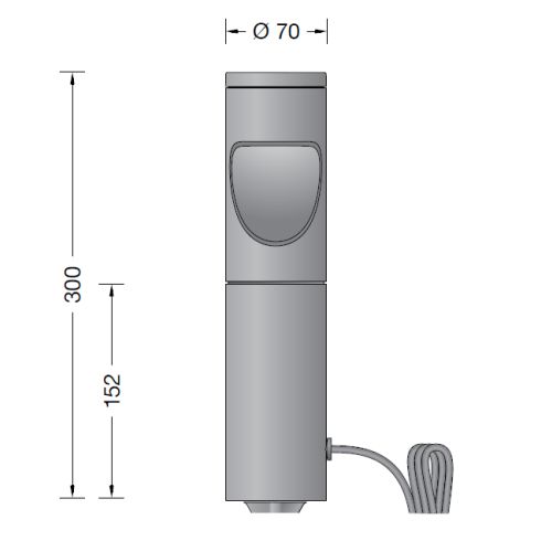 85200K3 - BEGA UniLink® Play 48V Ortsveränderliche Garten- und Wegeleuchte, grafit
