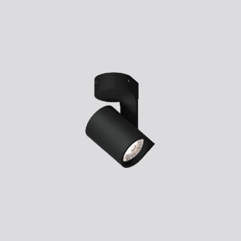 SQUBE ON BASE 1.0 2700K LED-Deckenstrahler, schwarz