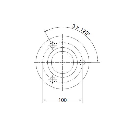 Zubehör - 70895 Erdstück für BEGA-Pollerleuchten