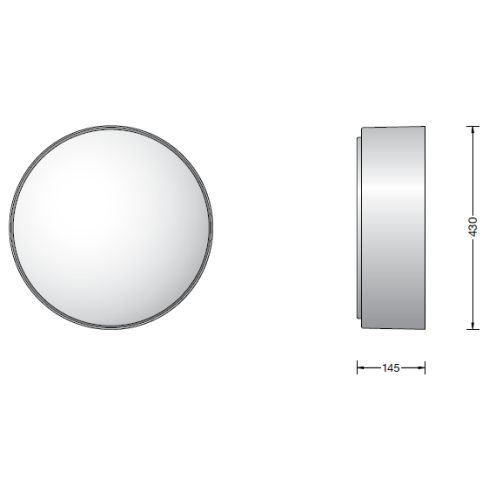 51014.2K3 - STUDIO LINE LED-Deckenleuchte, aluminium