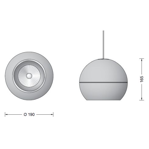 51011.2K3 - STUDIO LINE LED-System-Pendelleuchte, aluminium