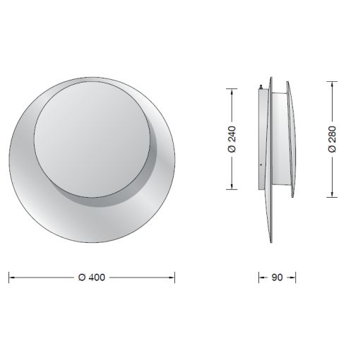 50909.4K3 - STUDIO LINE LED-Wandleuchte, messing