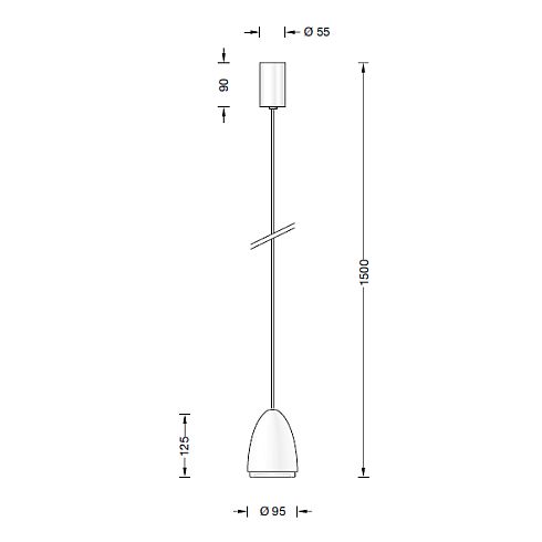 56538.1K3 LED-Pendelleuchte, weiß