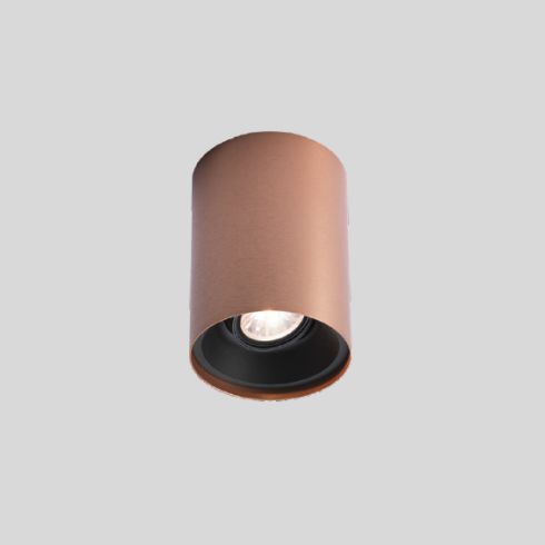 SOLID 1.0 3000K LED-Deckenleuchte, kupfer - schwarz