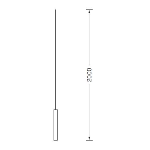 50984.2K3 - STUDIO LINE LED-System-Pendelleuchte, aluminium