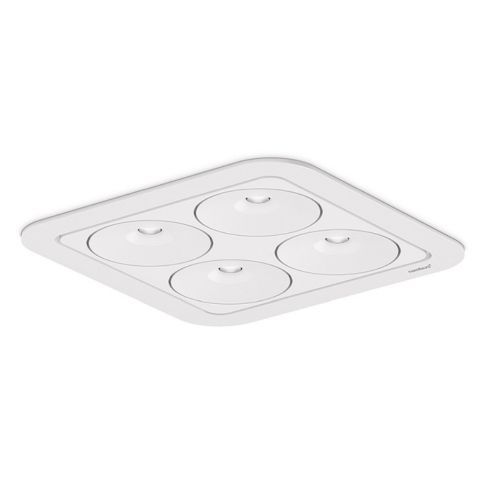 Q Four IN 40° 4000K Deckeneinbauleuchte · Downlight, weiß