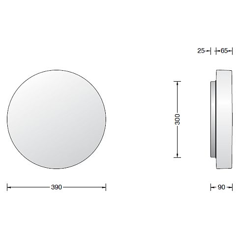 34288K3 LED-Decken-/ Wandleuchte