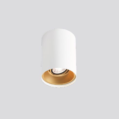 SOLID 1.0 3000K LED-Deckenleuchte, weiß - gold