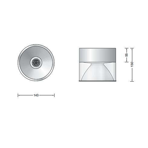 23571.1K3 LED-Tiefstrahler, weiß