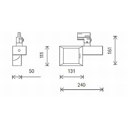 73432.000 OPTON LED-Strahler für ERCO-DALI-System