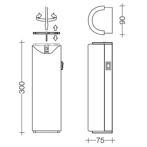 50222.1K3 LED-Wandleuchte