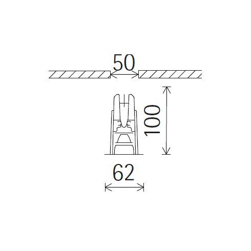 86546.000 COMPAR schwarz Einbaudownlight