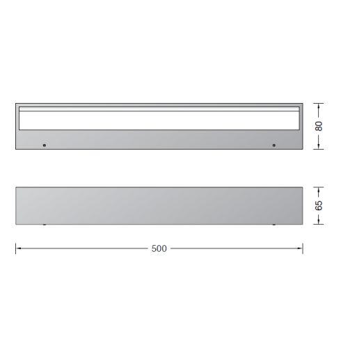 50756.2K3 - STUDIO LINE LED-Wandleuchte, aluminium