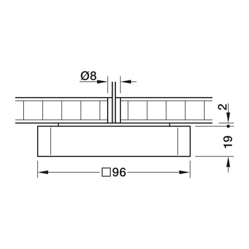 Cubic 16 ON LED-Deckenleuchte 2700K