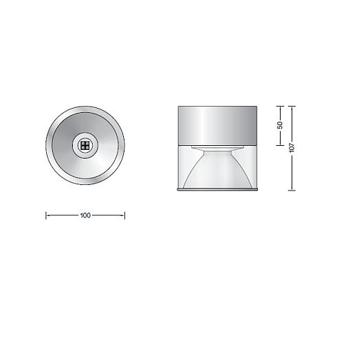 23559.1K3 LED-Tiefstrahler, weiß