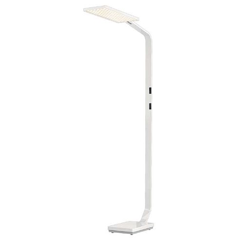 Force One POWER silber matt LED-Stehleuchte 3000K