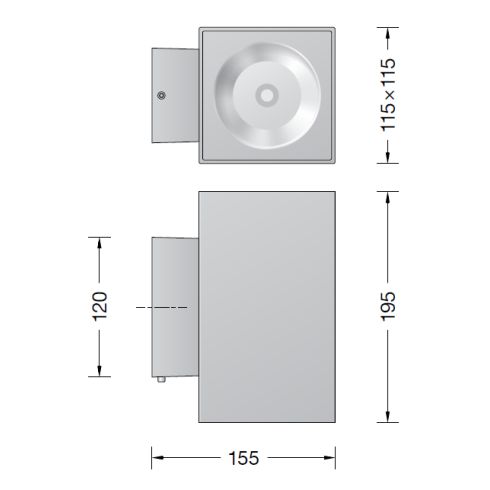 24617WK3 LED-Wandleuchte, weiß