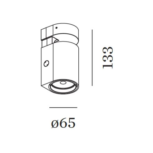 SQUBE ON BASE 2.0 3000K LED-Deckenstrahler, weiß