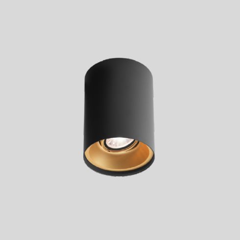 SOLID 1.0 2700K LED-Deckenleuchte, schwarz - gold