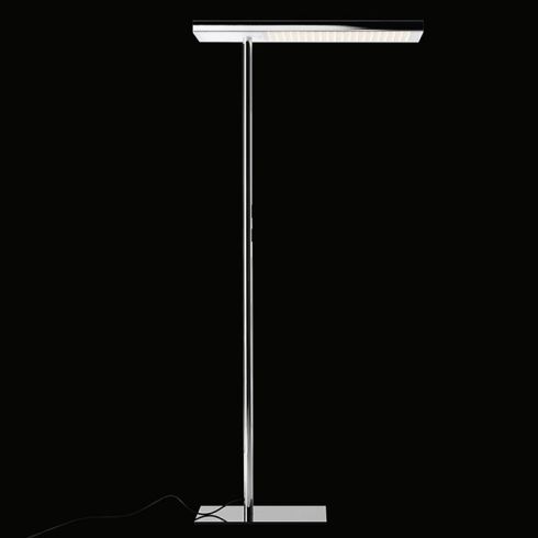 Office Air 2.0 POWER chrom LED-Stehleuchte 4000K