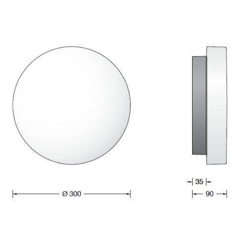 24026K4 KREIS LED-Decken-/ Wandleuchte - Lichtbaustein®