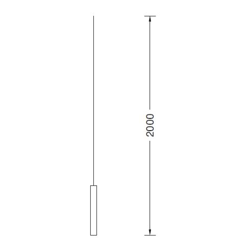 50983.4K3 - STUDIO LINE LED-System-Pendelleuchte, messing